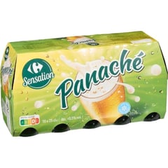 CARREFOUR SENSATION Boissons Panachées 0,4° 10x25 cl