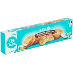CARREFOUR Sablés Pur Beurre Cœur de Coco 100 g