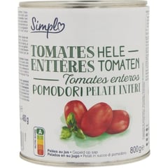 CARREFOUR Tomates Entières Pelées Boîte 4/4