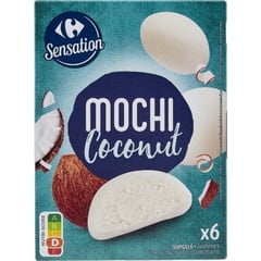 CARREFOUR Mochis Glacés Parfum Coco 6 x 35 g