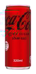 كوكاكولا زيرو سكر 320 مل