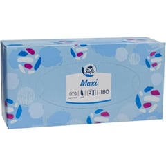 CARREFOUR Mouchoirs Double Épaisseur Maxi Format 180 unités