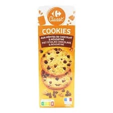 CARREFOUR Cookies Chocolat Nougat 200 g
