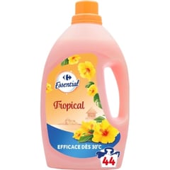 CARREFOUR Lessive Liquide Fleurs Tropicales 2.2L