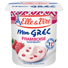 ELLE & VIRE Mon Grec Framboise 4x125g