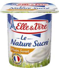 ELLE & VIRE Dessert Lacté Nature Sucré 4x125g
