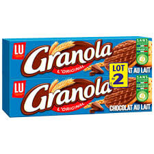 LU Granola Chocolat au Lait Pack de 2x200 g