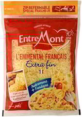 ENTREMONT Emmental Râpé Sachet Zip 500g