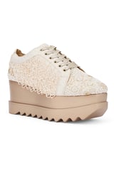 Anaar Thumka Crew WEDGE SNEAKERS, Womens Festive, Special Occasion and Partywear Premium Shoes
