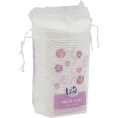 CARREFOUR Cotons Démaquillants Maxi-Ovales 40 unités