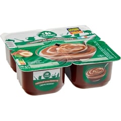 ELLE & VIRE Crème Dessert Chocolat-Noisette 4x100 g