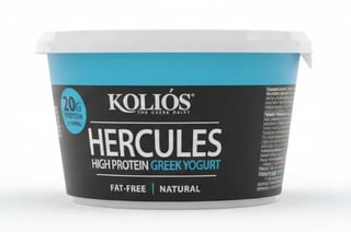 KOLIOS HERCULES Yaourt Grec Hyperprotéiné 0% 500g