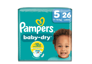 PAMPERS Baby Dry Taille 5 Pack de 26