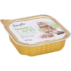 CARREFOUR Terrine pour Chats au Lapin 100 g