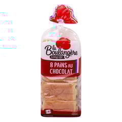 LA BOULANGÈRE Pains au Chocolat 8 Pièces 360g Décongelé