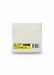 WEEKEND Serviettes Blanches 1 Pli 30x30cm Lot de 100