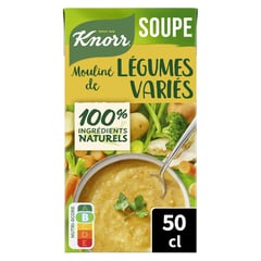 KNORR Potage Mouliné de Légumes Variés 50 cl