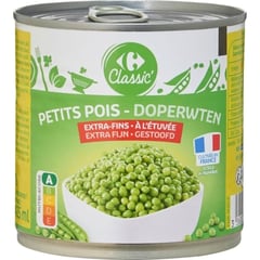 CARREFOUR Petits Pois Extra Fins 1/2