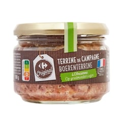 CARREFOUR Verrine De Pâté De Campagne 180G