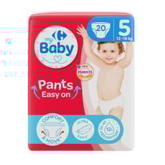 CARREFOUR BABY Changes Bébé Taille 5 20 unités