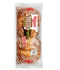 DULCESOL Burger Rustique 4 Pièces 300g Décongelé