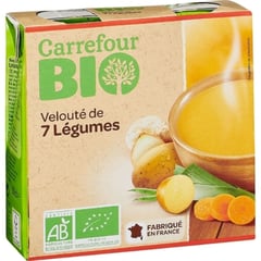 CARREFOUR BIO Velouté aux 7 Légumes 2x30 cl