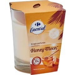 CARREFOUR Bougie en Verre Honey Moon