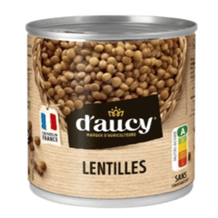 D'AUCY Lentilles Préparées Format 1/2
