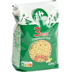 CARREFOUR Coquillettes Cuisson Rapide 500 g