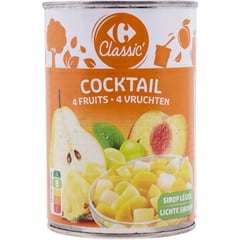 CARREFOUR Cocktail de Fruits au Sirop 400 g