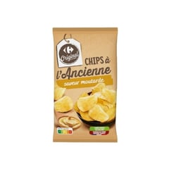 CARREFOUR Chips à l'Ancienne Saveur Moutarde 150 g