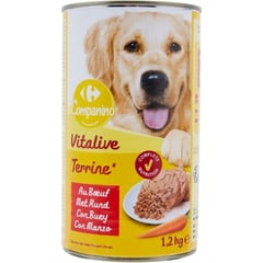 CARREFOUR Pâtées pour Chiens Bœuf-Carottes Format 3/2