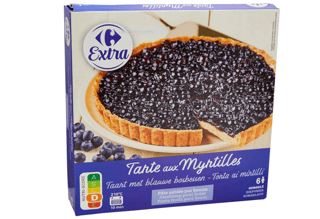 CARREFOUR EXTRA Tarte aux Myrtilles Surgelée 430 g