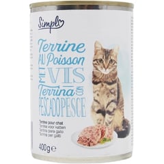 PP BLANC Pâtée pour Chats au Poisson 400g