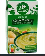 CARREFOUR MOULINE AUX LEGUMES VERTS 1L