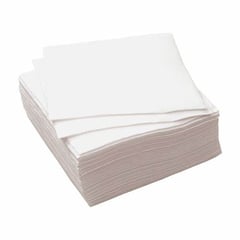 WEEKEND Serviettes Blanches 1 Pli 30x30cm Lot de 100