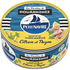 PETIT NAVIRE Thon Le Mariné Citron et Thym 110g