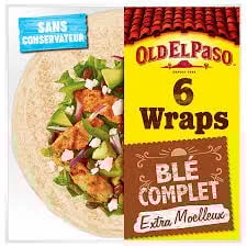 OLD EL PASO Wraps au Blé Complet 350 g