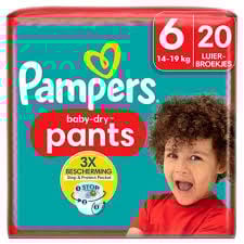 PAMPERS Baby Dry Pants Taille 6 Pack de 20 Couches-Culottes