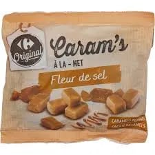 CARREFOUR Caramels Tendres à la Fleur de Sel 165 g