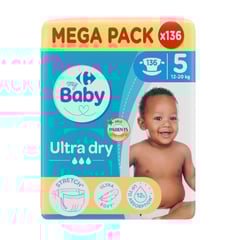 CARREFOUR BABY Changes Junior Taille 5 Pack de 160