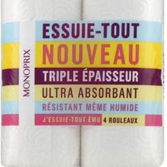 FINE Essuie-tout Triple Absorption 155 Feuilles