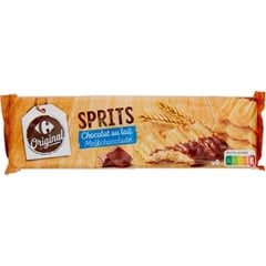 CARREFOUR Sprits au Chocolat au Lait 150 g