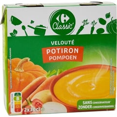 CARREFOUR Velouté de Potiron 2x30 cl