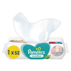 PAMPERS Lingettes Sensitive Pack de 52