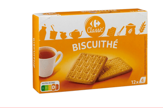 CARREFOUR Biscuits Thé 335g
