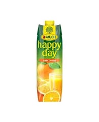 HAPPY DAY Jus d'Orange avec Pulpe 100% Pur 1 L