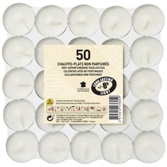 BLC Bougies Chauffe-Plats Pack de 50