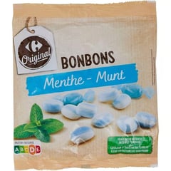 CARREFOUR Bonbons Menthe Striée 250 g