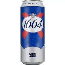 KRONENBOURG 1664 Bière Blonde Boîte 50cl